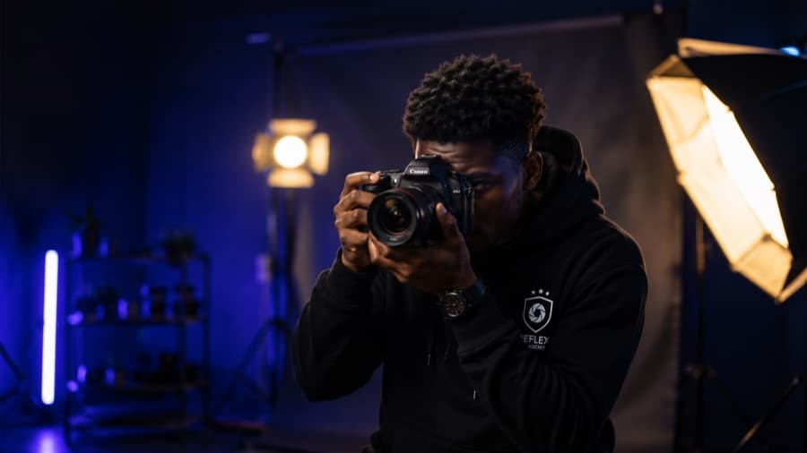 Photographe Reflex Academy en studio